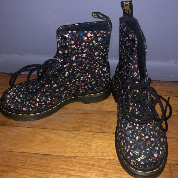 Dr. Martens Shoes - Dr. Martens Floral Print Boots